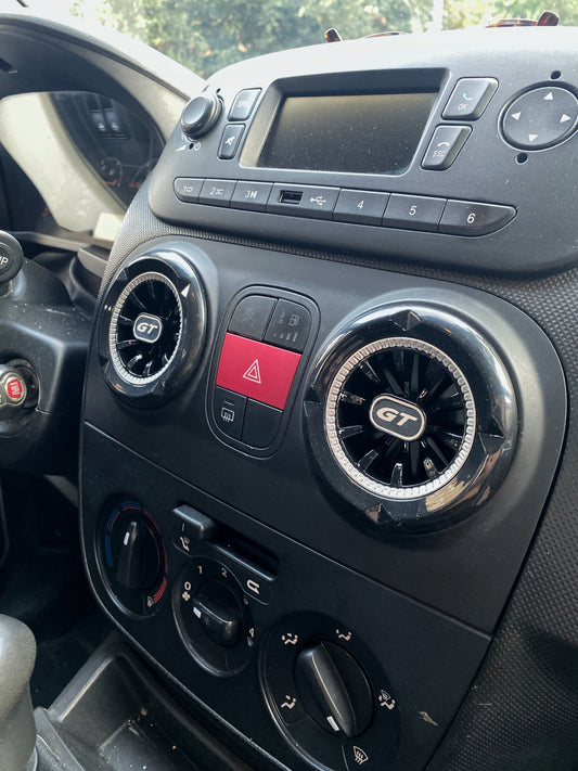 Citroen Nemo GT Gümüş Havalandırma Menfezi  4 adet – HM1002-1