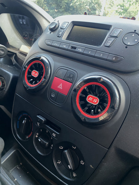 Citroen Nemo RS Kırmızı Havalandırma Menfezi  4 adet – HM1002-2