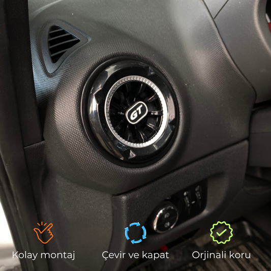 Opel Corsa D Kasa GT Gümüş Havalandırma Menfezi 4 adet HM1004-1