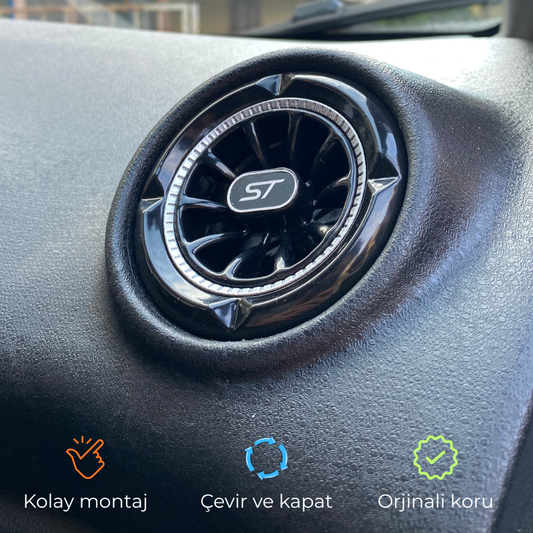 Ford Courier ST Gümüş Havalandırma Menfezi 2 adet HM1003-1