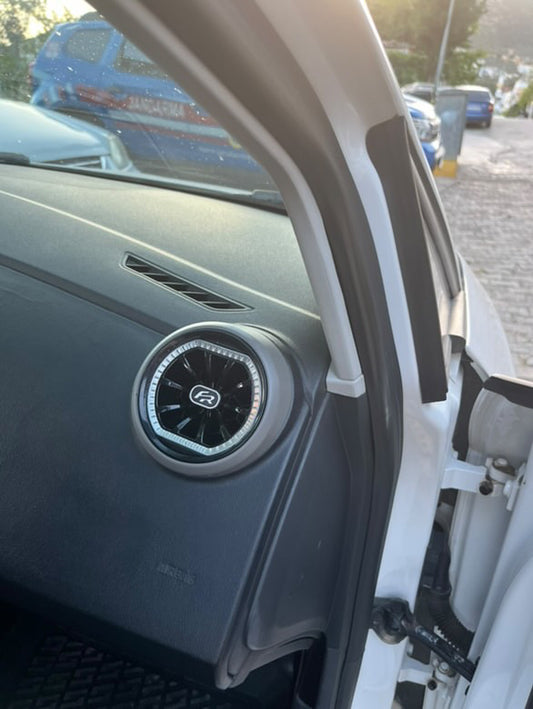 Seat Ibiza 2009-2017 FR Gümüş Havalandırma Menfezi 4 adet HM1005-1