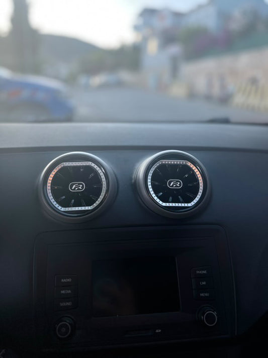 Seat Ibiza 2009-2017 FR Gümüş Havalandırma Menfezi 4 adet HM1005-1