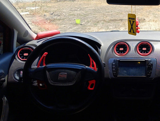 Seat Ibiza 2009-2017 FR Kırmızı Havalandırma Menfezi 4 adet HM1005-2