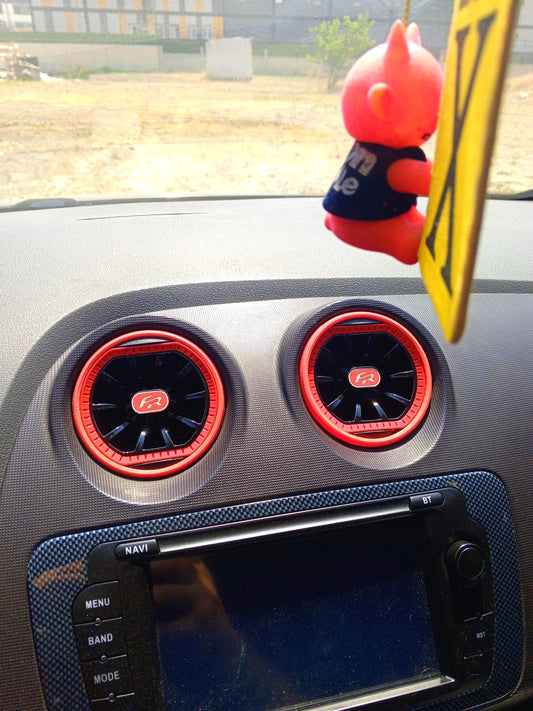 Seat Ibiza 2009-2017 FR Kırmızı Havalandırma Menfezi 4 adet HM1005-2