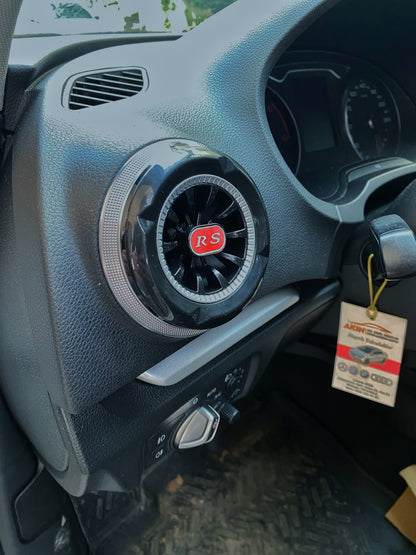 Audi A3 2013-2020 RS Gümüş Havalandırma Menfezi 4 Adet HM1009-2